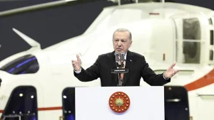 Erdoğan, Gökbey helikopterini jandarmaya teslim etti