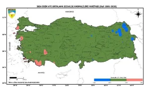 Erzurum Ekim ayında en soğuk il oldu