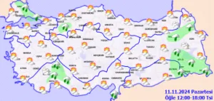 Meteoroloji'den sağanak yağmur uyarısı geldi