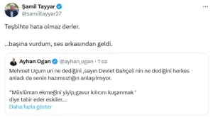 Şamil Tayyar, Uçum'un Öcalan yorumu için tepki gösterdi