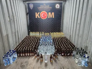 Düzce'de gasp ve kaçak alkol operasyonunda 5 kişi tutuklandı