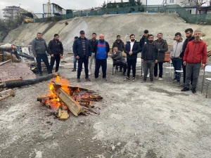 İBB metro işçileri maaşları için eylemde