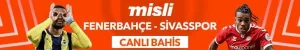 Fenerbahçe ve Sivasspor mücadelesinde son durum ve muhtemel 11'ler