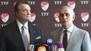 TFF Başkanı Hacıosmanoğlu yabancı VAR hakemi için kulüplerle görüşecek