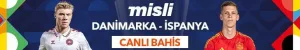 Danimarka – İspanya maçı için en yüksek oranlar Misli'de