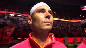 Rafael Nadal son turnuvasında duygusal anlar yaşadı