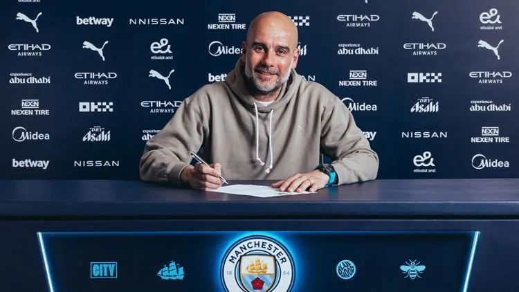 Pep Guardiola, Manchester City ile sözleşmesini uzattı