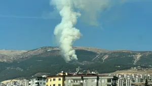 Kahramanmaraş'ta orman yangınına müdahale ediliyor