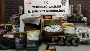 Tekirdağ'da kaçak tütün operasyonunda 10 kişi gözaltına alındı