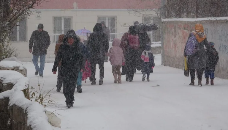 Van'da kar yağışı etkisini artırıyor