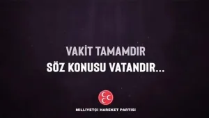 MHP, "vakit tamamdı" mesajı paylaştı