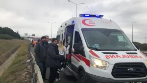 Çorlu'da trafik kazasında 2 kişi yaralandı