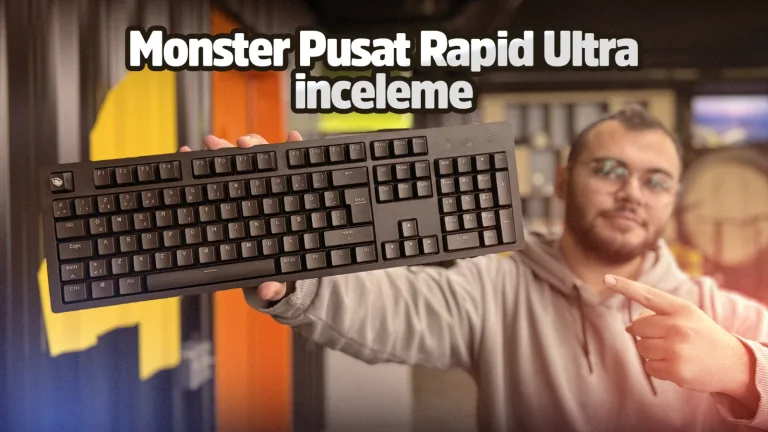 Monster Pusat Rapid Ultra klavye oyunculara özel tasarlandı