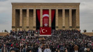 Anıtkabir'i 10 Kasım'da 1 milyon 92 bin kişi ziyaret etti