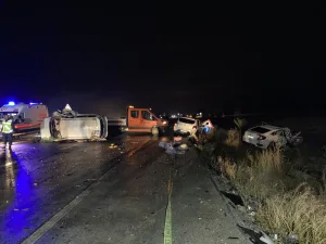 Burdur'da zincirleme trafik kazası: 1 ölü, 7 yaralı