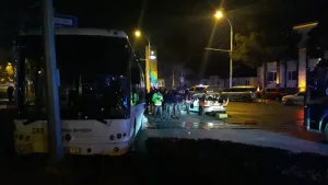 Malatya'da otobüs ve otomobil çarpıştı, 1 kişi hayatını kaybetti