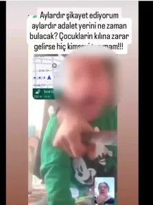 Baba çocuğunu bıçakla tehdit etti