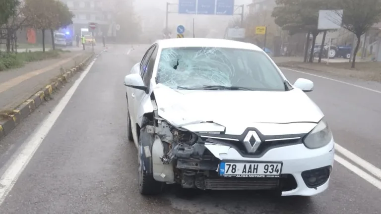 Bartın'da yaya otomobilin çarpması sonucu öldü