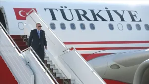 Başkan Erdoğan özel uçakla Ankara'ya döndü