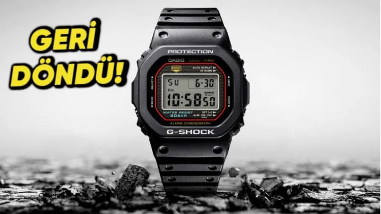 Casio, 41 yıl sonra G-Shock DW-5000R'yi yeniden tasarladı