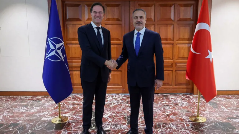 Hakan Fidan, NATO Genel Sekreteri Rutte ile görüştü