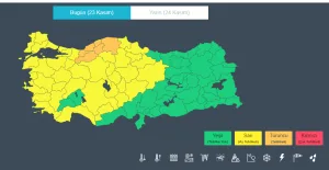 Meteoroloji kar, yağmur ve fırtına uyarısı yaptı