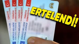 eski tip ehliyet yenileme süresi 31 Temmuz 2025'e uzatıldı