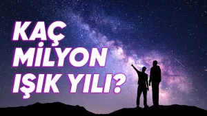 gökyüzüne bakarak geçmişe yolculuk yapıyoruz