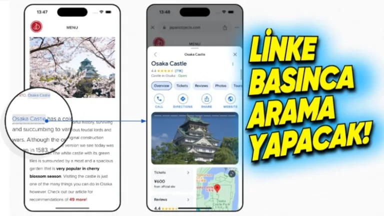 Google iOS uygulamasına yeni arama linkleri ekliyor