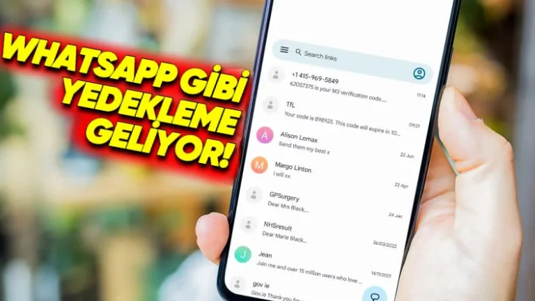 Google Mesajlar'a yedekleme ve geri yükleme özelliği geliyor