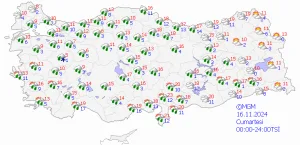 Meteoroloji Cuma günü soğuk hava uyarısı yaptı