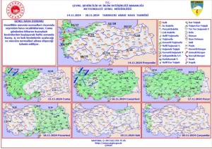 Meteoroloji soğuk ve yağışlı hava uyarısı yaptı