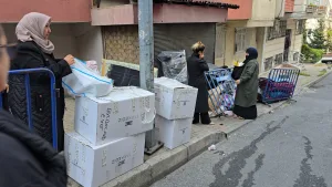 İstanbul'da riskli bina tahliye edildi