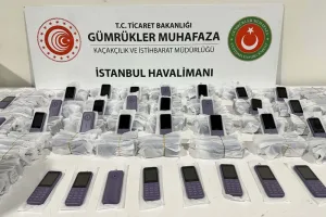 İstanbul Havalimanı'nda 15 bin cep telefonu ele geçirildi