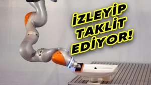 robot, izleyerek lavabo temizliğini öğreniyor