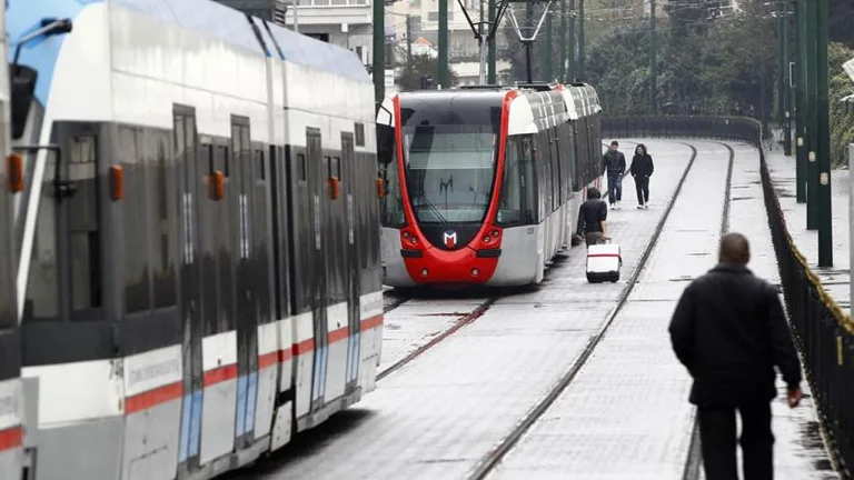 Tramvay hattında teknik arıza meydana geldi