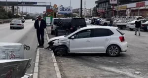 Kaldırımdaki kadına çarpan sürücü adli kontrolle serbest kaldı