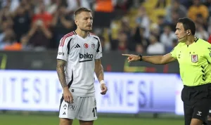 Immobile ve Rashica Göztepe maçında sahada