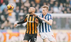 Hull City, West Bromwich'e 2-1 mağlup oldu