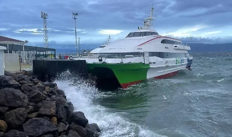 Hava muhalefeti deniz seferlerini iptal etti