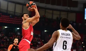 Olympiakos, ASVEL'i 94-92 mağlup etti