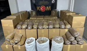 Eskişehir'de 400 bin TL'lik 2 ton tütün ele geçirildi