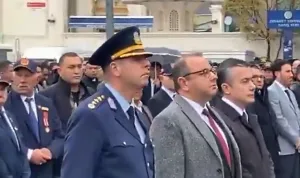 Esenyurt kayyumu Can Aksoy 10 Kasım töreninde protesto edildi