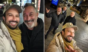 Tarkan ve Cem Yılmaz Almanya'da buluştu