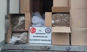 Malatya'da 7 ton kaçak tütün ele geçirildi