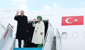 Erdoğan Kırgızistan'a zirve için gitti