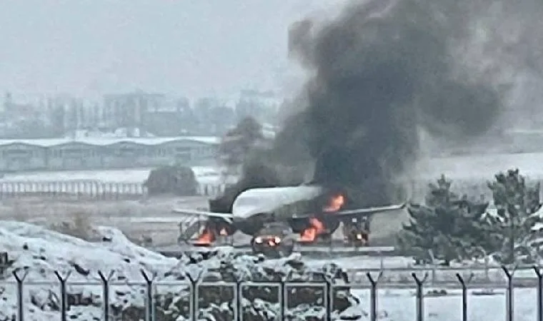 Esenboğa Havaalanı'ndaki uçak yangını tatbikatı paniğe neden oldu