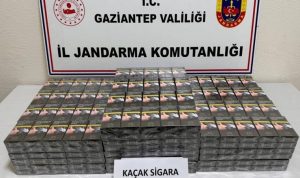 Gaziantep'te 1 milyon TL değerinde kaçak sigara ele geçirildi