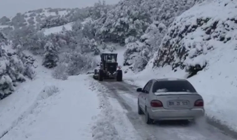 Amasya'da 107 köy yolu kar nedeniyle kapandı