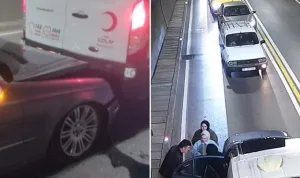 Amasya'da otomobil minibüse çarptı: 4 yaralı